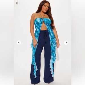 Fashion Nova Plus Size Maxi Halter Top 3X Never Worn